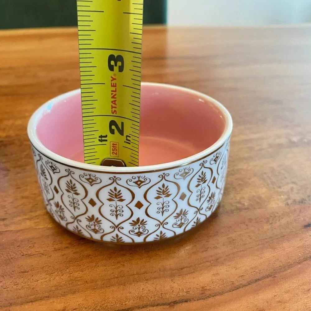 Ana Davis Lola Shimmer Ceramic Tidbit Serving Bowls 8oz Set of 4 Bright … - Picture 4 of 15